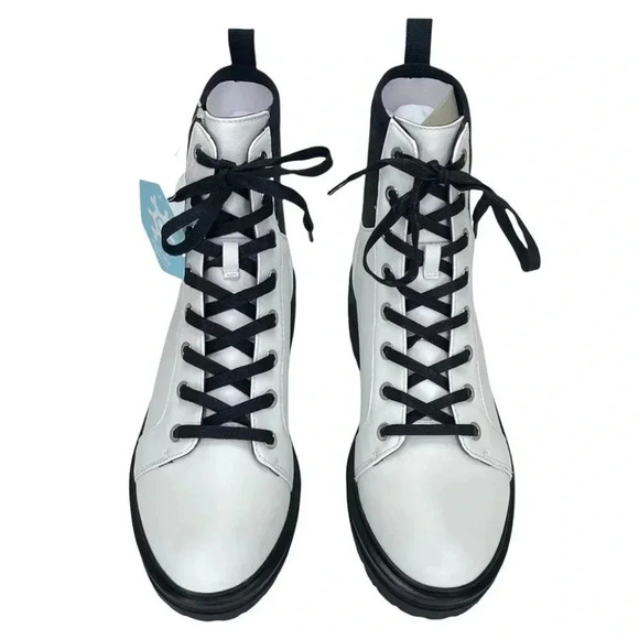 Kenneth Cole New York Rhode Lite Lace Up Leather Womens Ankle Boots - Picture 5 of 11